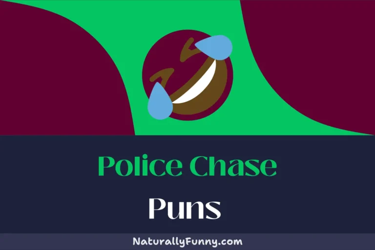 382 Police Chase Puns That Will Patrol Your Funny Bone