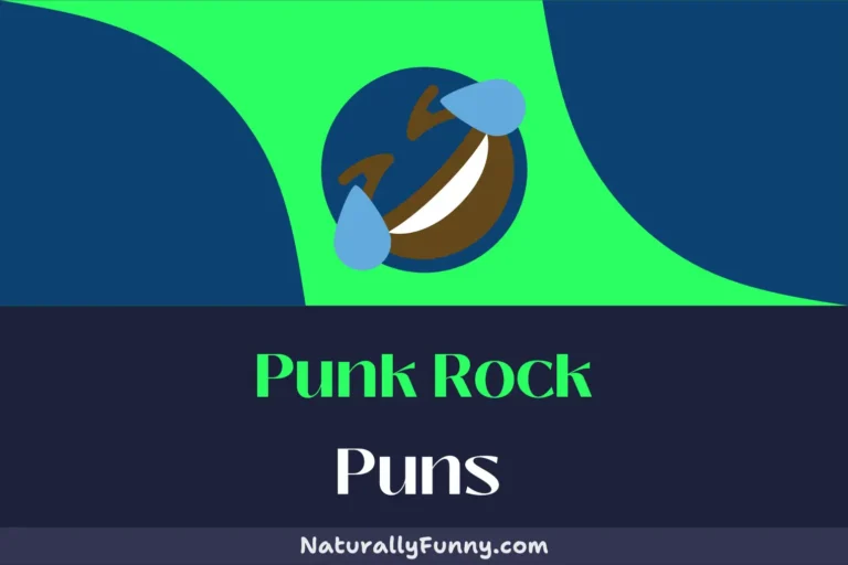 520 Punk Rock Puns for an Electric Chuckle Session