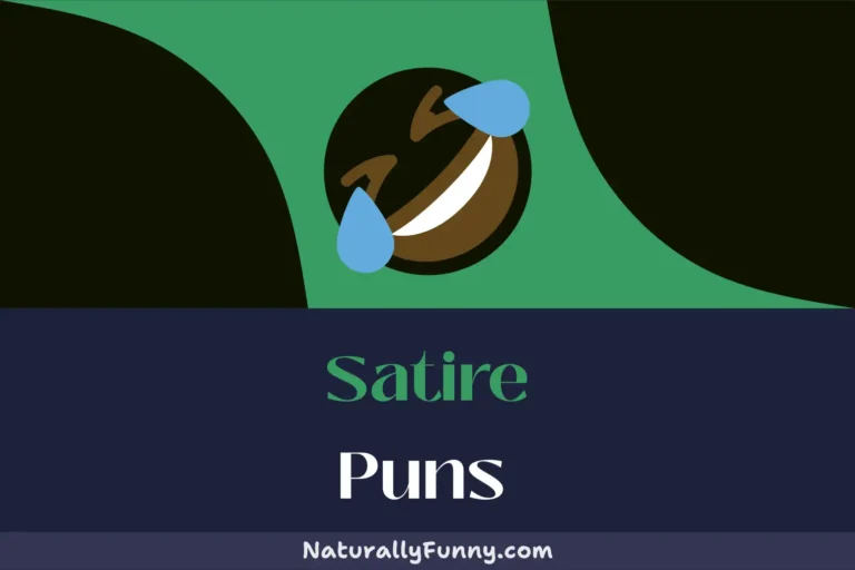 471 Satire Puns That Serve Laughs with a Side of Sarcasm