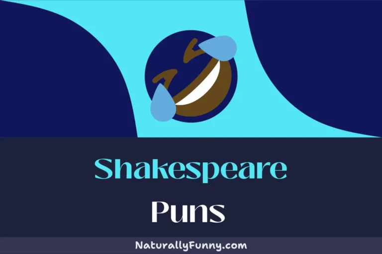 339 Shakespeare Puns for a Comedy of Errors in Laughter