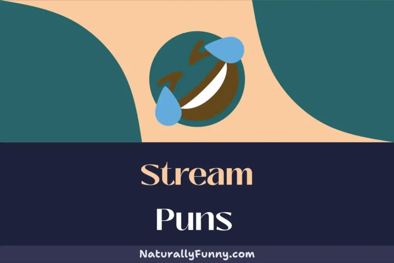 634 Stream Puns That Will Make You Bubble with Laughter